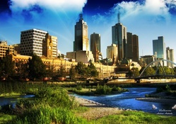 Melbourne, Australia Cityscape