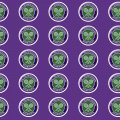 wimbledon purple n green logo tiled