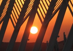 Sunset at Olympic Staduim Athens