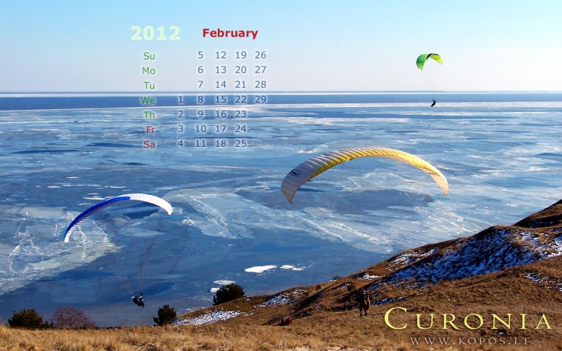 Paragliding over Curonia dunes