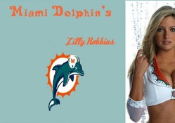 Miami Dolphin's Lilly Robbins