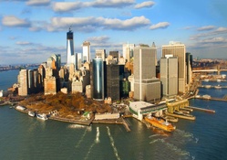 Lower Manhattan Cityscape