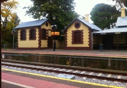 Mitcham Train Station. Adelaide. South Australia