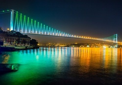 Bosphorus Bridge Lights
