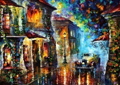 Colorful Street Scene F