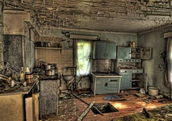 abandoned house hdr