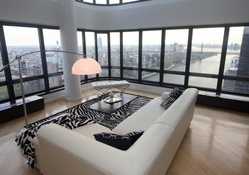 fantastic living room view in new york city