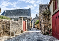 Medieval Street in France
