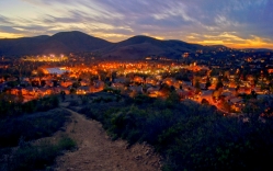 Malibu City at Sunset ~ HDR