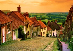 Gold Hill Cottages, Shaftsbury, England