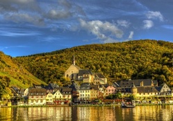 gorgeous town of ellenz poltersdorf grmany on a river