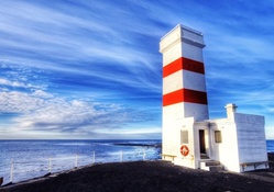 lovely square lighthouse