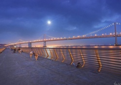 fantastic bay bridge from waterfront