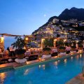 fantastic evening on a greek isle resort