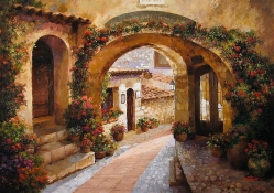 Floral Archway 1