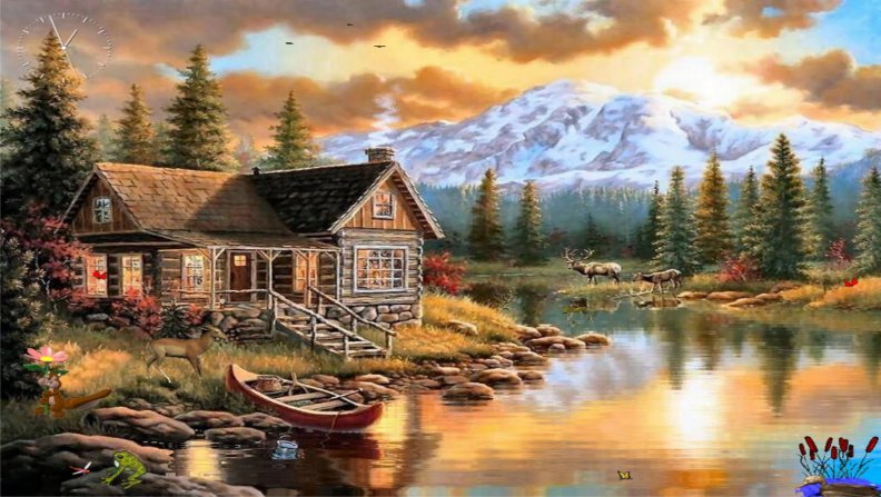 CABIN IN THE MOUNTAINS