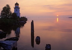 Lighthouse In The Twilight