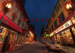 street in chinatown new york city