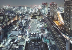 wonderful cityscape of tokyo