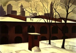 George Copeland Ault _ View From Brooklyn