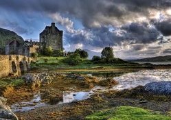 gorgeous castle in hdr