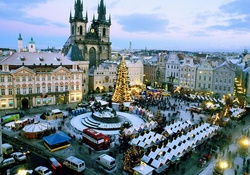 Christmas Market in the central square