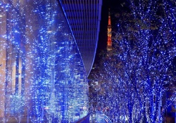 Christmas street lights