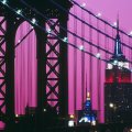 new york, usa, manhattan bridge