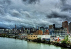 new york city from long island city hdr