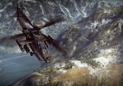 Apache Helicopter in Action