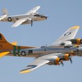 B_17G Flying Fortress and B25J Mitchell