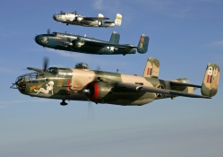 North American B_25 Mitchell bombers