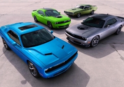 2015 Dodge Challengers and One Classic