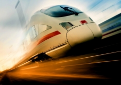  speeding train