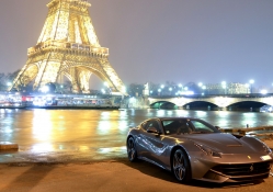 Ferrari on the banks of Seine