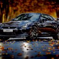 Nissan Skyline GT_R in autumn