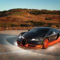 Orange Bugatti Veyron