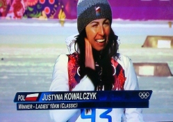 Justyna Kowalczyk _ Poland _ golden medal Sochi 2014