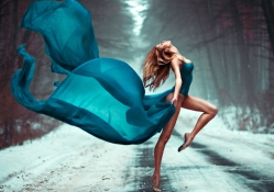 Dancer in Blue