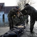 Flood in Wiltshire England
