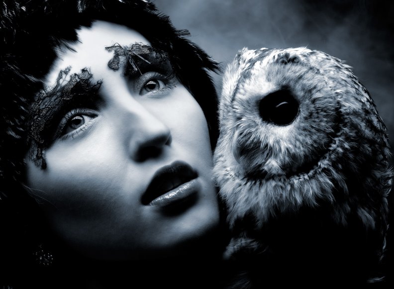 Girl with an Owl