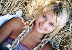 Beautiful Blonde Cowgirl