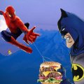 Spiderman Batman Burger