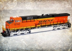 BNSF diesel locomotive engine collectible toy