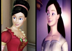 Hairstyles of Blair Barbie 12 Dancing Princesses