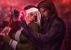 Gambit and Rogue red love