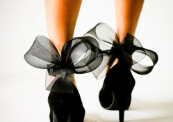 beautiful black shoes
