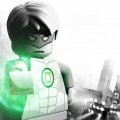 Black and White Lego Green Lantern