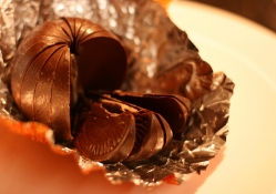 Orange chocolate for my sweet Rosarina