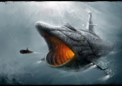 Shark submarine